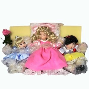 NIB *Marie Osmond Disney Tiny Tot Trio: Cinderella, Sleeping Beauty, Snow White